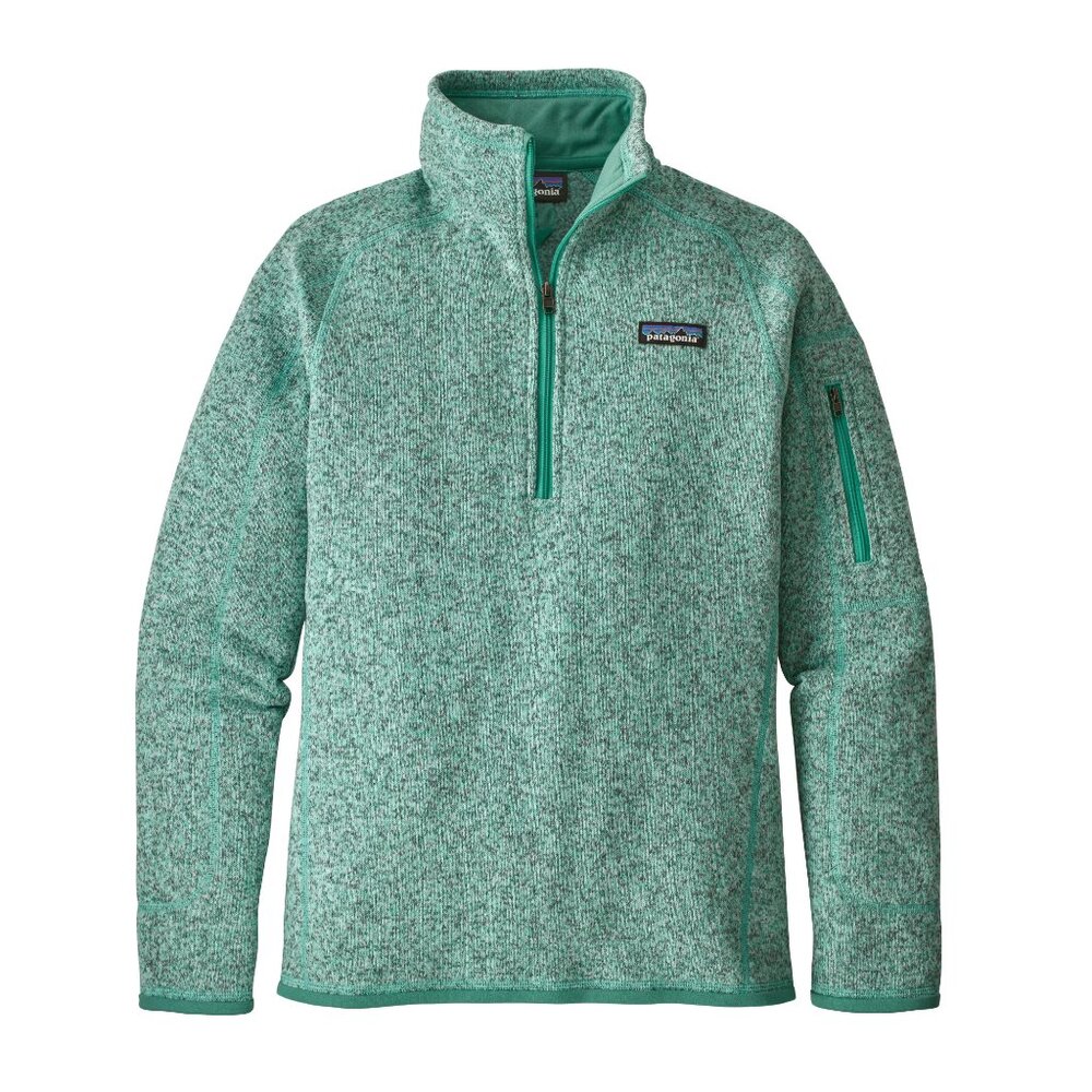 Patagonia | W's Better Sweater 1/4-Zip | Lite Distilled Green | Medium